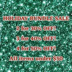 Holiday Bundle Sale Poster